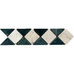 LISETELO IBIZA VERDE - CREMA MARFIL 7x28